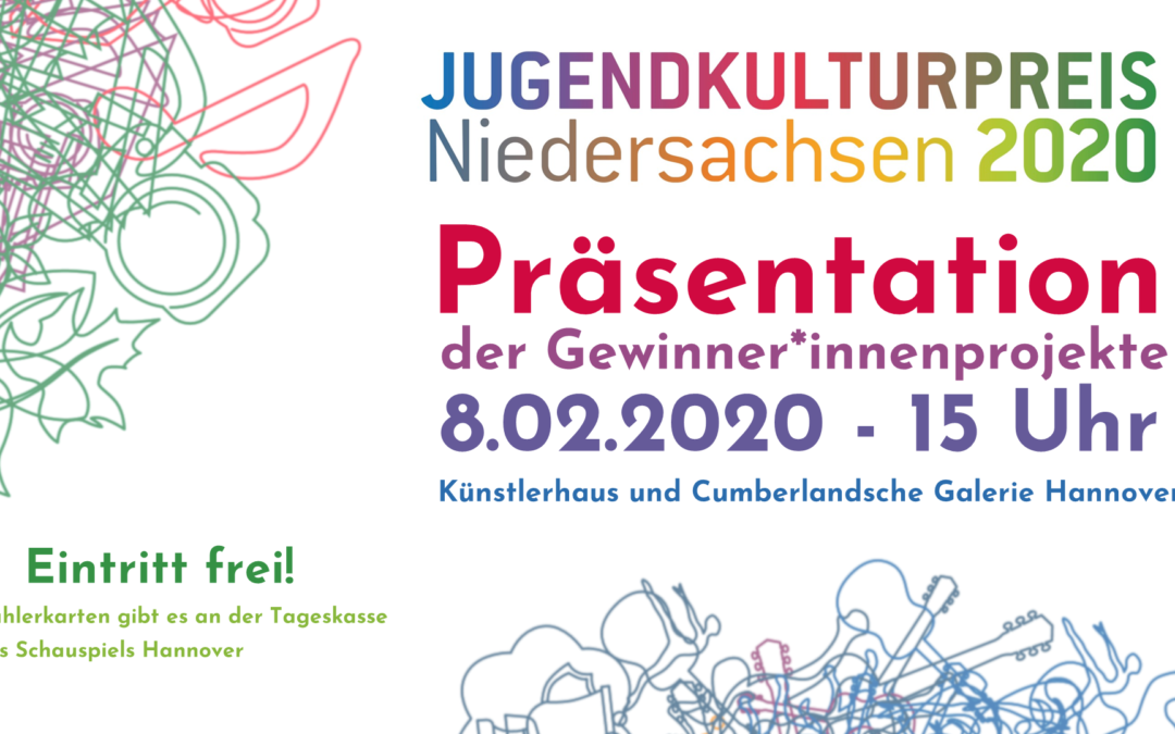 Präsentation der Gewinner*innenprojekte Jugendkulturpreis 2020